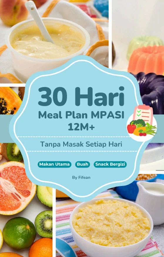 Resep dengan Menu yang bervariasi sesuai usia.