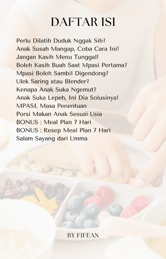 Panduan praktis untuk menghadapi masa MPASI 6-12 bulan.